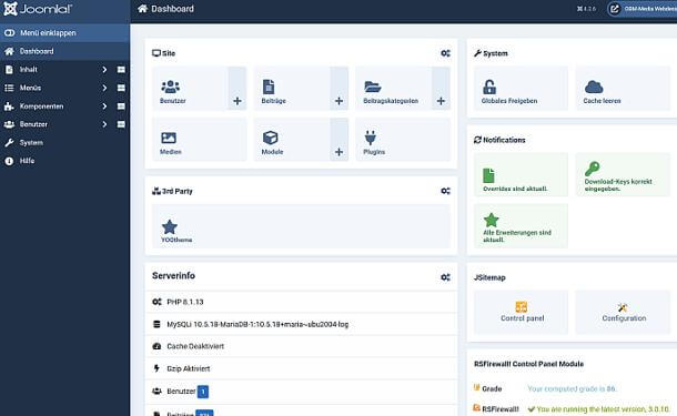 Joomla Wartungsverträge